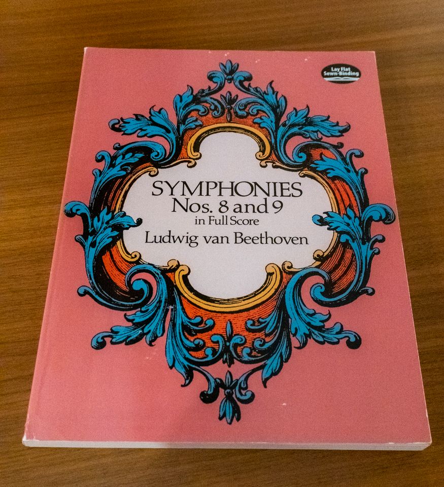 Beethoven - Symphonies Nos. 8 and 9 - Dover Partitur - neuwertig in Lübeck