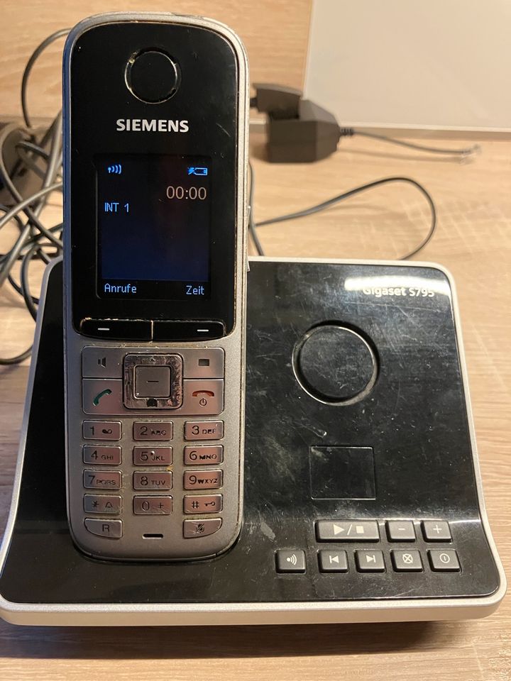Siemens Gigaset S795 Telefon Set Station Anrufbeantworter Top in Herten