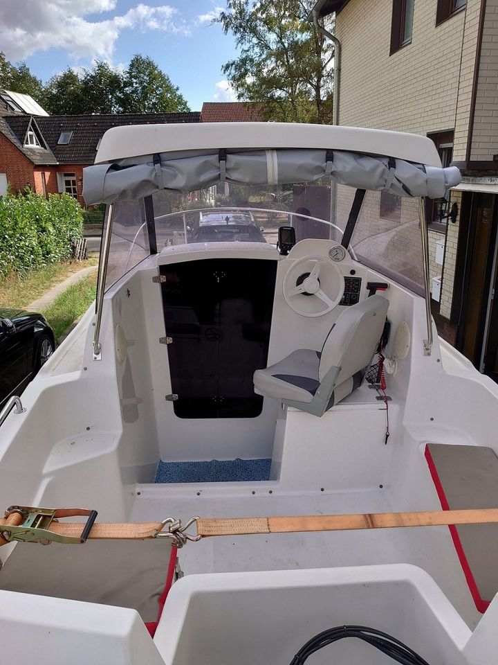 Cortina 480 Pilothouse, Motorboot, Angelboot 40 PS, Trailer 1300 in Nienburg (Weser)