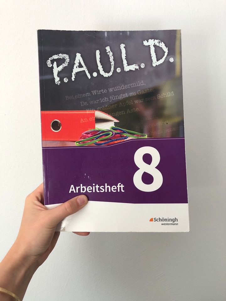 Arbeitsheft 8, mit Lösungen, P.A.U.L. D 31, ings. 4 Hefte: 6x2+5 in Wiesbaden