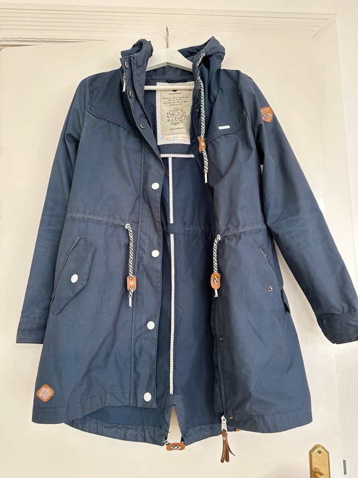 Ragwear Mantel Parka blau Größe M/S Frühjahr Sommer Herbst Jacke in Kiel