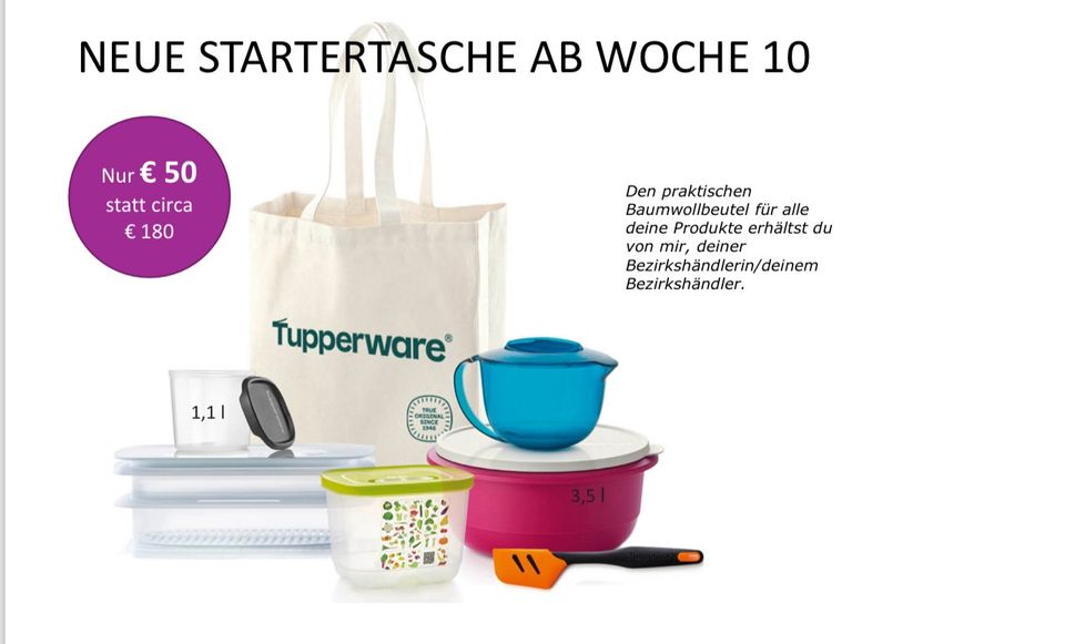 JOIN US Werde Teil unserer Community, neue Startertasche in Eschbronn