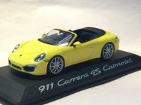 Minichamps 1:43 Porsche 911 Carrera 4S Cabriolet Gelb Thüringen - Einhausen (Thüringen) Vorschau