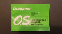 GRAUPNER OS11 Glühkerzen Modell Motor Anleitung Ersatzteile O.S. Bayern - Schönwald Oberfr. Vorschau