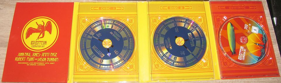 DVDs & CDs von Led Zeppelin, Celebration Day und The Song remains in Berlin