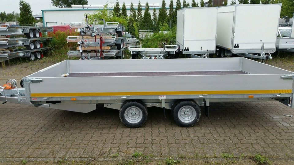 Eduard 4020 Hochlader, 4 x 2m , Rampe Winde,10 Zoll, 3000 kg in Hemmingen