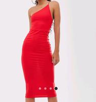 asos Stretchkleid S/M rot oneshoulder Sommer Kleid NEU Hessen - Dreieich Vorschau