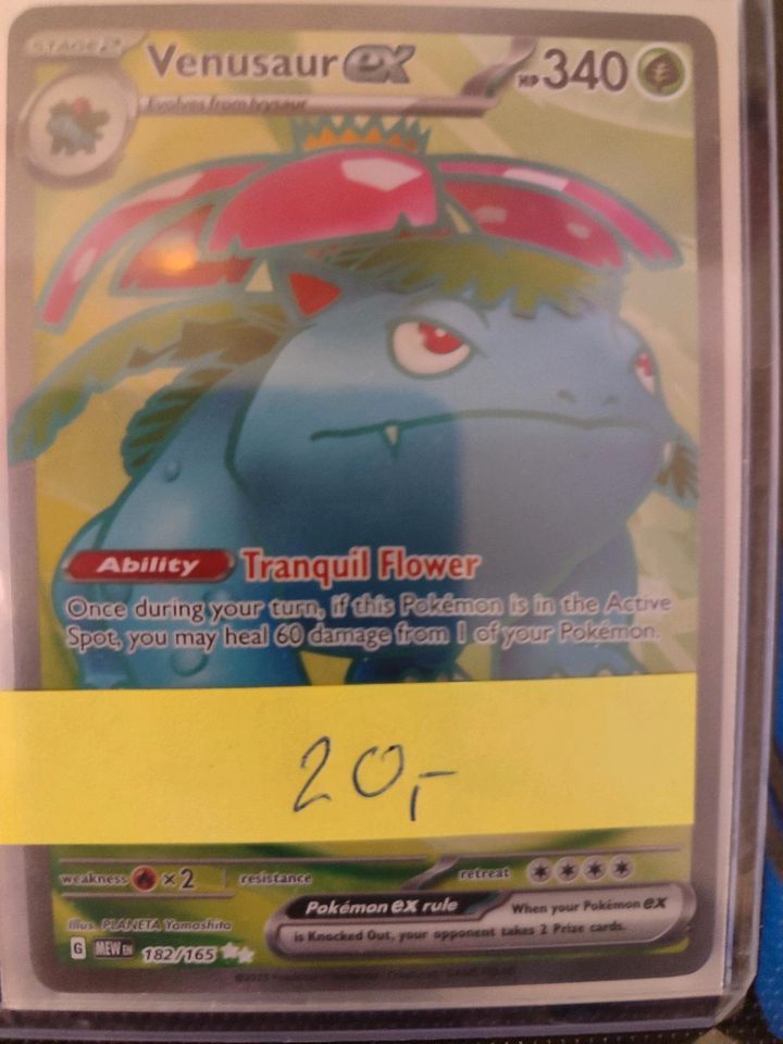 Pokemon Karte: Venusaur / Bisaflor EX in Minden