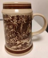DDR Bierkrug Ridinger  mit Jagdmotiv Brandenburg - Schönefeld Vorschau