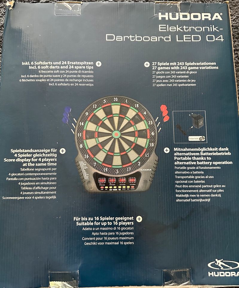 Hudora Elektronik-Dartboard LED 04 in Bottrop