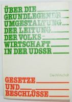 Buch - Umgestaltung der Leitung der Volkswirtschaft in UdSSR Dresden - Prohlis-Nord Vorschau