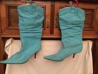 Street Regent Damenstiefel Türkisblau Gr. 41  Velours Berlin - Pankow Vorschau