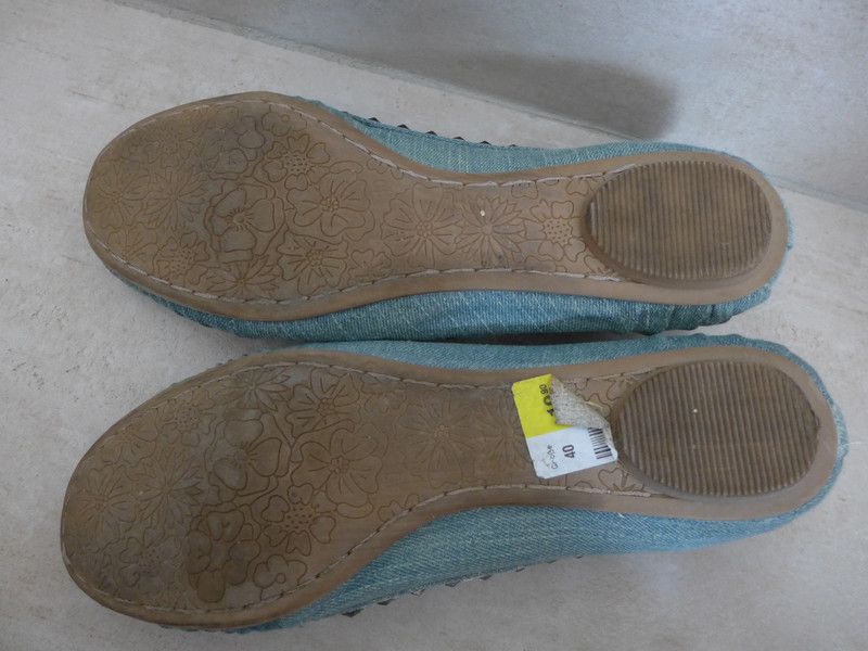 Größe 40, Deichmann, Graceland - Ballerinas, Jeans, Nieten, Somme in Taunusstein