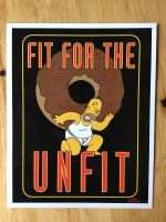 XXL Postkarte Homer Simpson - Fit for the unfit Hessen - Kriftel Vorschau