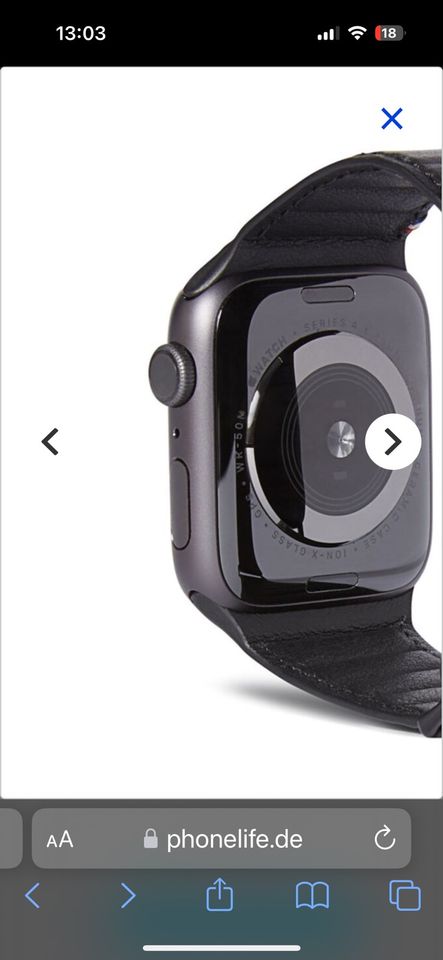 Armband Apple Watch 40/41 magnetisch decoded + millanese schwarz in Bielefeld