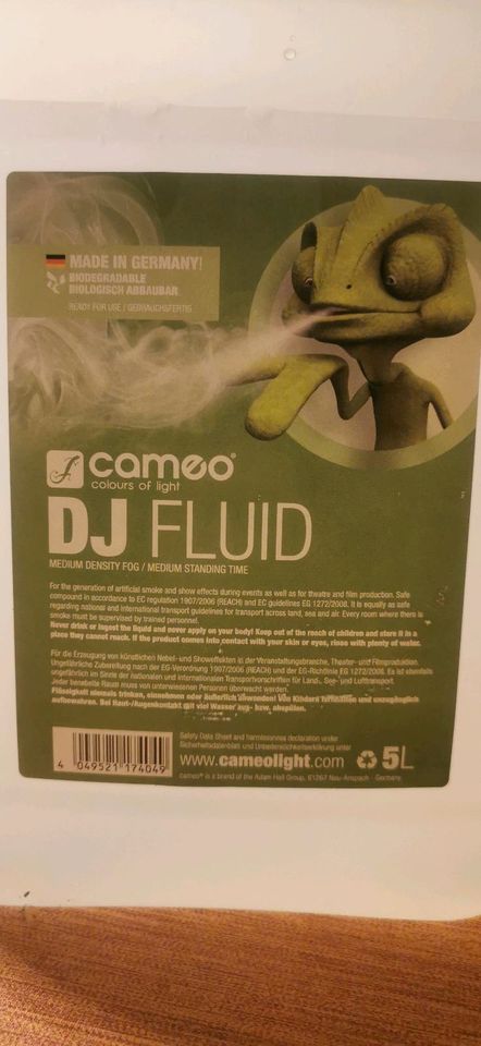 Cameo DJ Fluid mittlere Dichte für Nebelmaschine 5L in Witzenhausen