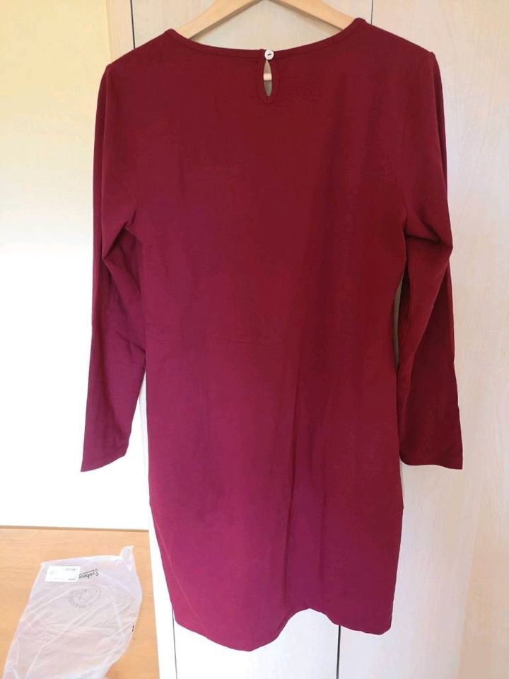 Deerberg Kleid Bio-Baumwolle bordeaux Gr. L in Leipzig