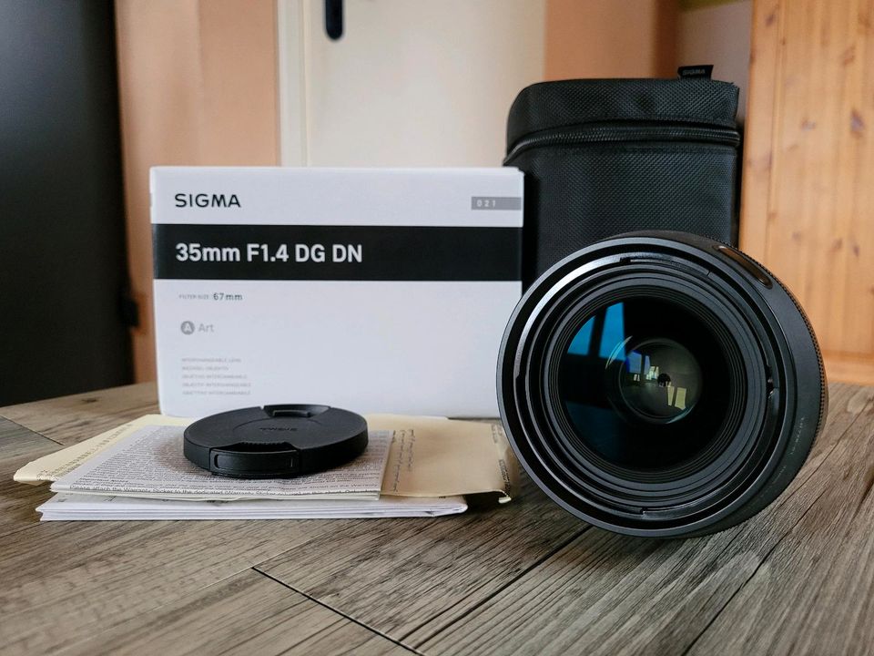 Sigma Objektiv 35mm f/1.4 DG DN neuste Version! Sony E Mount A7ii in Lollar