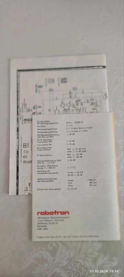RS 2500 RFT Anleitung und Schaltplan in Dresden