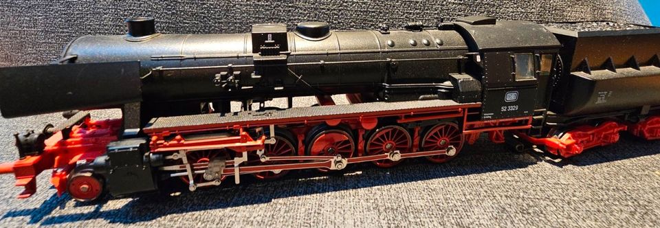 Märklin H0 Dampflok 3415 Br. 52 3329 der DB in Breisach am Rhein  