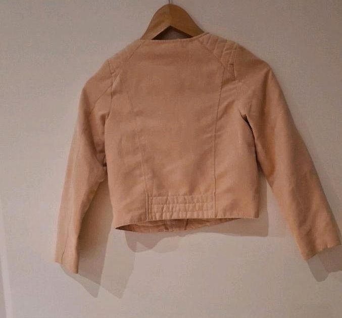 H&M,140 Wildlederimitat,Jacke apricot in Kiel