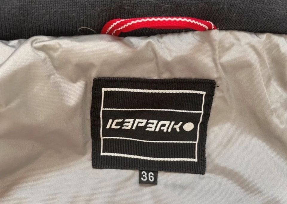 Ärmellose Jacke Grau/silberne Icepeak Damen in Manching