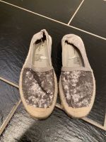 Espadrilles ‚Blue Motion‘ beige mit Pailletten Größe 39 Bayern - Bad Steben Vorschau