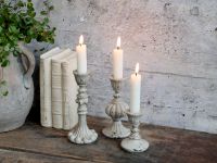 Kerzenständer Kerzenhalter Set Antik Vintage Shabby Landhaus Deko Bayern - Lohberg Vorschau