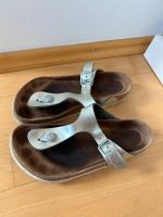 Birkenstock 38 Silber München - Au-Haidhausen Vorschau