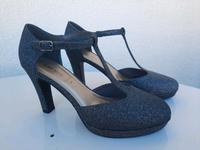 High Heel Pumps Silber Glitzer Gr. 41 Street Shoes neuwertig Rostock - Kröpeliner-Tor-Vorstadt Vorschau