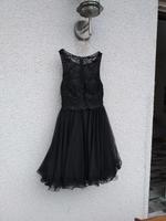 Festl. Kleid 1x getr. Schwarz  mit Spitur und Glitzer Gr. 34 Hessen - Mühltal  Vorschau