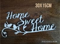 Schriftzug Home sweet Home Holz handmade Bayern - Halblech Vorschau