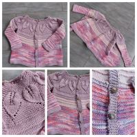 Handmade/Strickjacke/Rosa/Mädchen Niedersachsen - Himmelpforten Vorschau