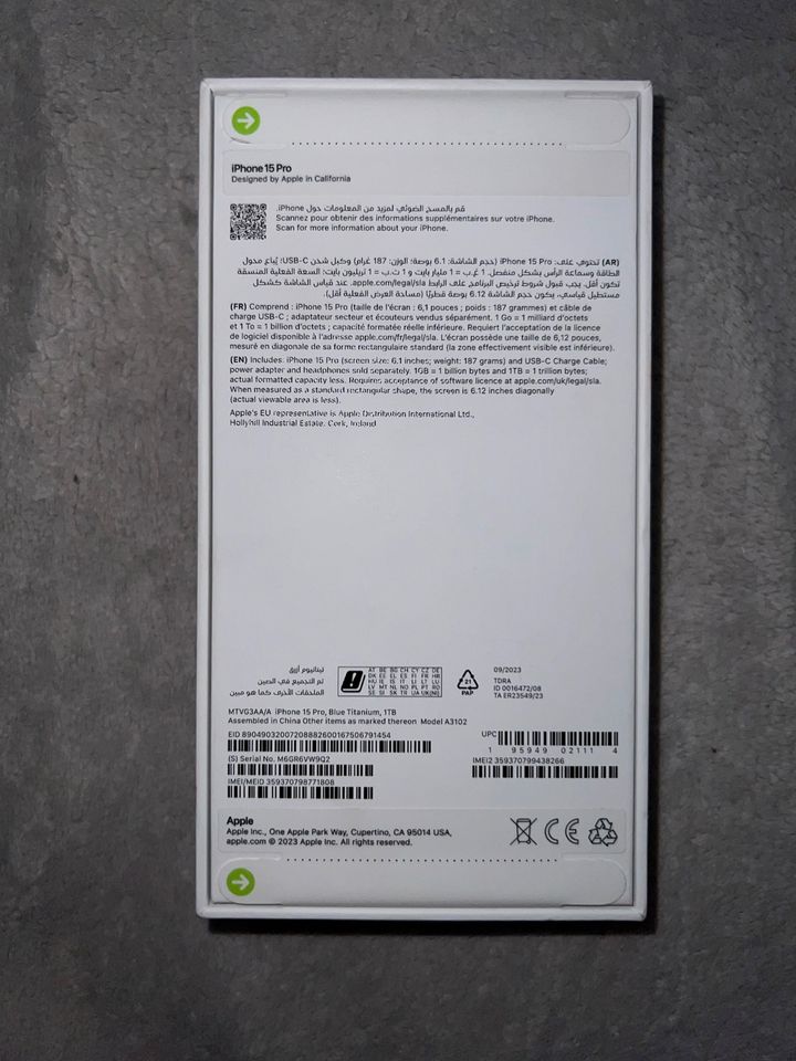 Iphon 15 pro 1 tb in Göppingen