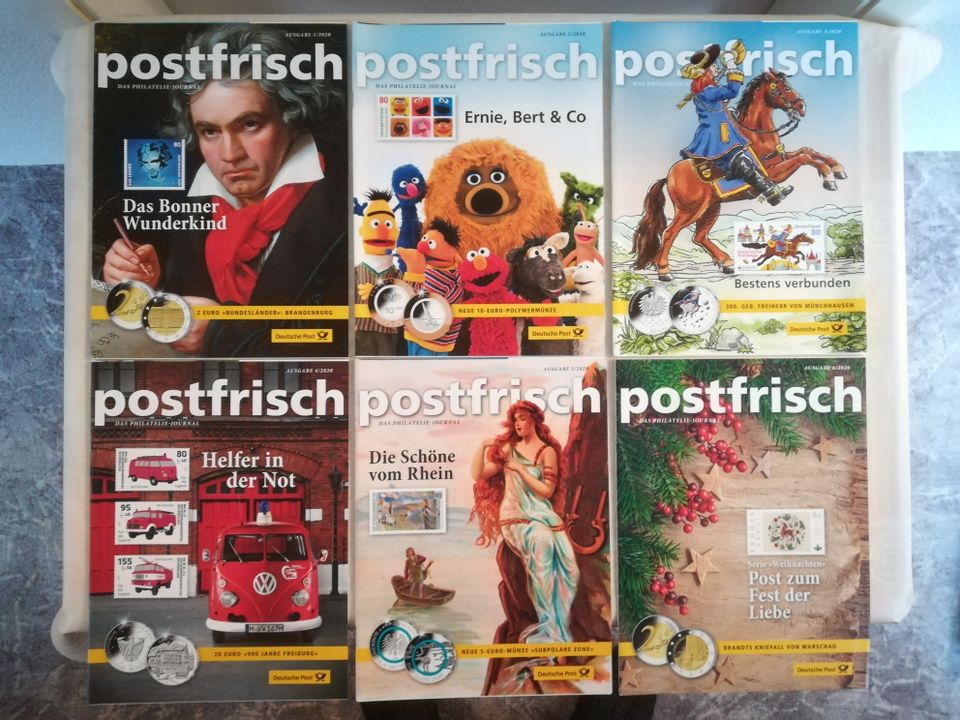 "Postfrisch" Briefmarken Zeitschrift Jahrgänge 2002 bis 2023 in Neumünster