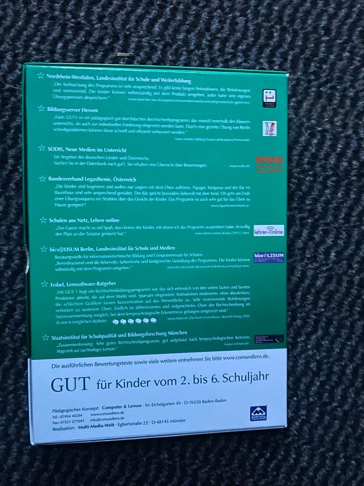 Rechtschreiben Lernsoftware GUT(2-6. Klasse) in Gronau (Leine)