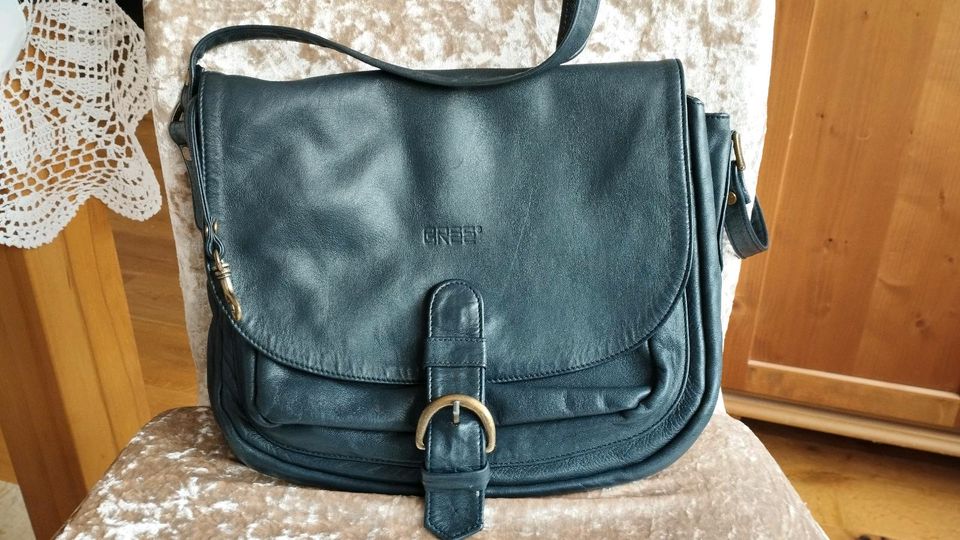 Große Handtasche von BREE, blaues Leder in Hannover