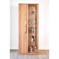 Vitrine Abaro Kernbuche Natur geölt Massivholz Schrank 205x80x42 Hessen - Karben Vorschau