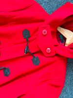 Benetton Dufflecoat Mantel Jacke rot Essen - Rüttenscheid Vorschau