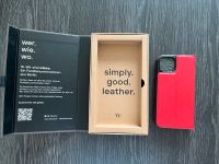 Handy-Hülle für IPhone 13 mini in Leder rot neu Niedersachsen - Geestland Vorschau