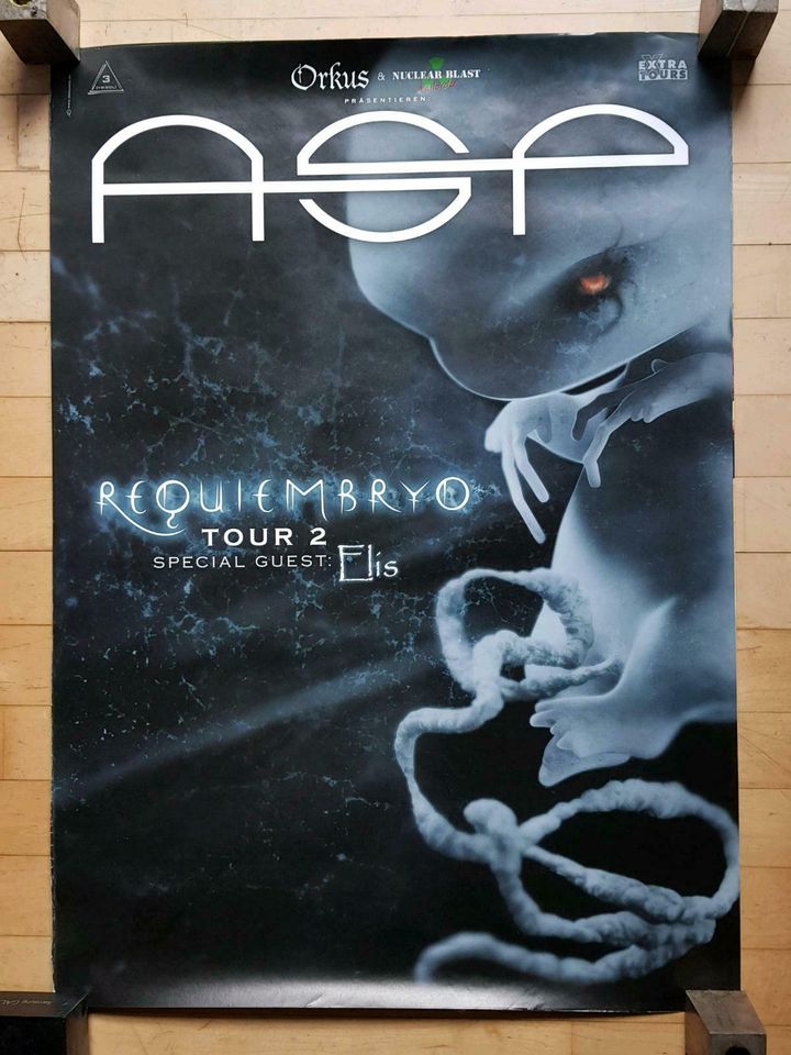 POSTER von SLIPKNOT, KORN, APOCALYPTICA, Fall Out Boy, Beck, ASP in Berlin