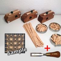 Kumiko Starter Kit Werkzeug Asanoha Anfänger großes Set DIY Baden-Württemberg - Karlsdorf-Neuthard Vorschau