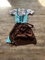 Dirndl 38 türkis weiß braun, 3teilig Bayern - Vilseck Vorschau