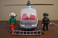 Polizeihubschrauber von Playmobil aus den 70/80er Jahren Hessen - Mainhausen Vorschau