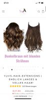 Ylvis Hamburg Hair Extensions Haarteil braun lang Perücke Rheinland-Pfalz - Wittlich Vorschau