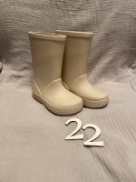 ZARA Gummistiefel beige für Mädchen und Jung leicht Gr 22 Niedersachsen - Geeste Vorschau