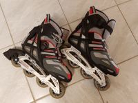 Rollerblade mit Schutzausrüstung und Stöcke Hessen - Ortenberg Vorschau