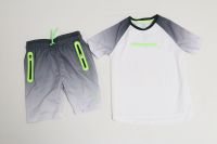 Sport-Hose + T-Shirt Gr. 128 (7-8 Jahre), grau/weiß (#Y345) Friedrichshain-Kreuzberg - Friedrichshain Vorschau