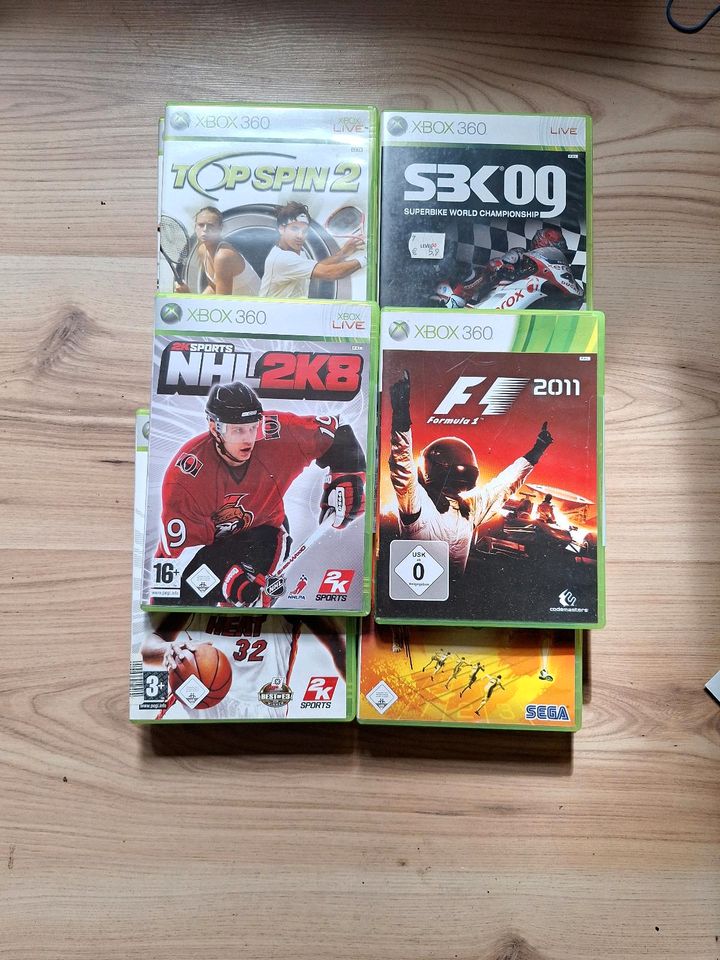 10x Sport Spiele XBOX 360 in Meßstetten