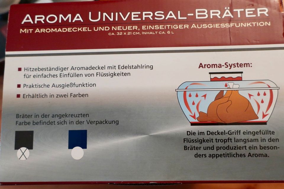 Universalbräter mit Aromadeckel und Ausgießfunktion in Wetzlar